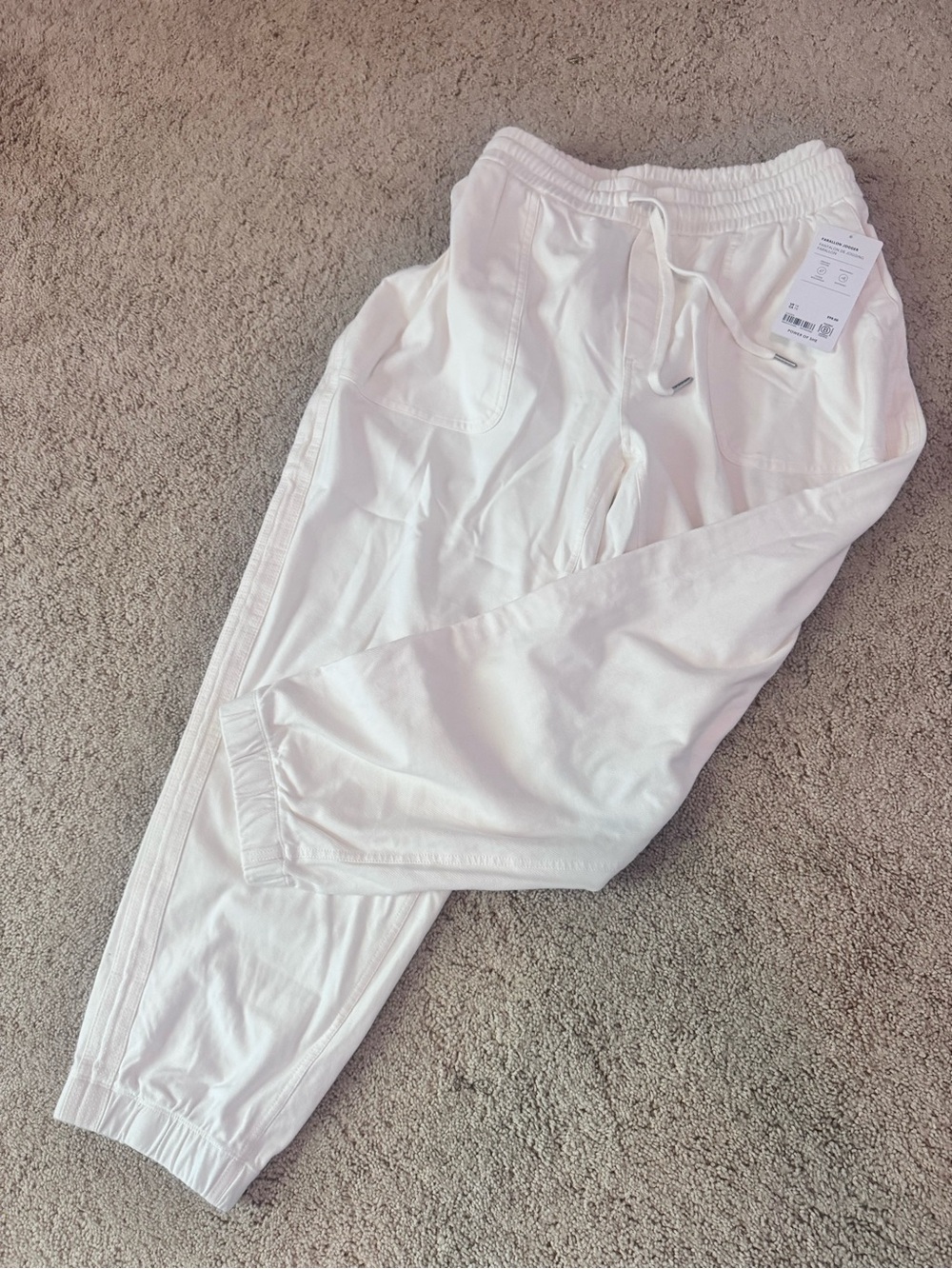 Cream athleta joggers
